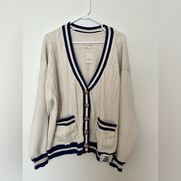 Free People We The Free Varsity Cardi - Picture 6 of 16